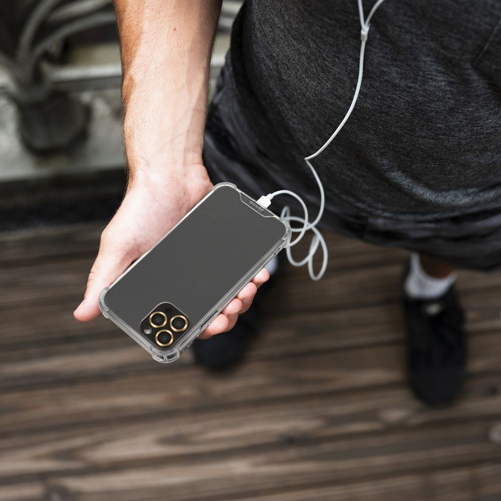 Xiaomi Redmi 14C Roar armor jelly ütésálló hátlap tok (Átlátszó) 6