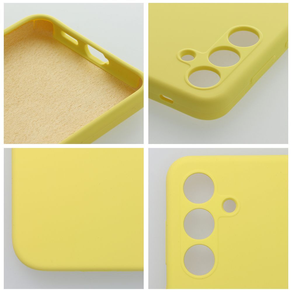 Xiaomi Redmi 14C Silicone 2mm hátlap tok (Sárga)