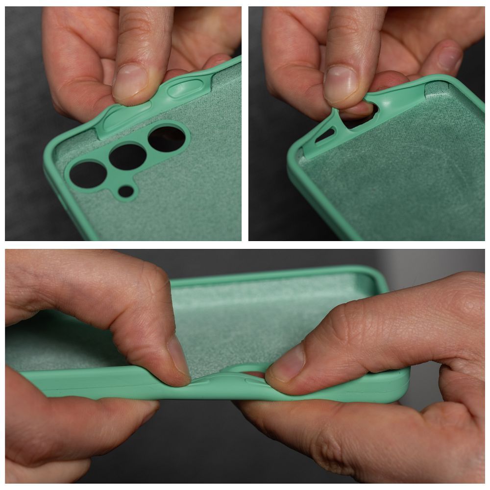 Xiaomi Redmi 14C Silicone 2mm hátlap tok (Zöld)