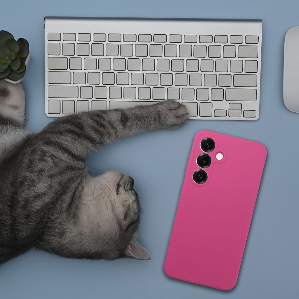 Xiaomi Redmi 15 Silicone 2mm hátlap tok (Rózsaszín)