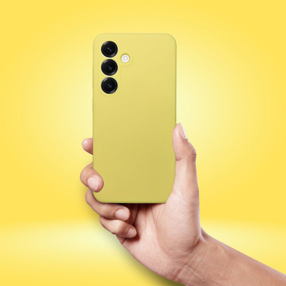 Xiaomi Redmi 15 Silicone 2mm hátlap tok (Sárga)