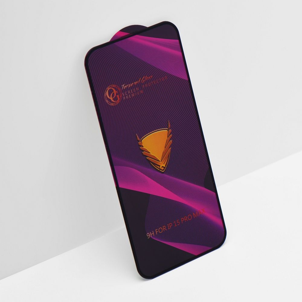 Xiaomi Redmi 15C OG Premium üvegefólia (Átlátszó, fekete peremmel)