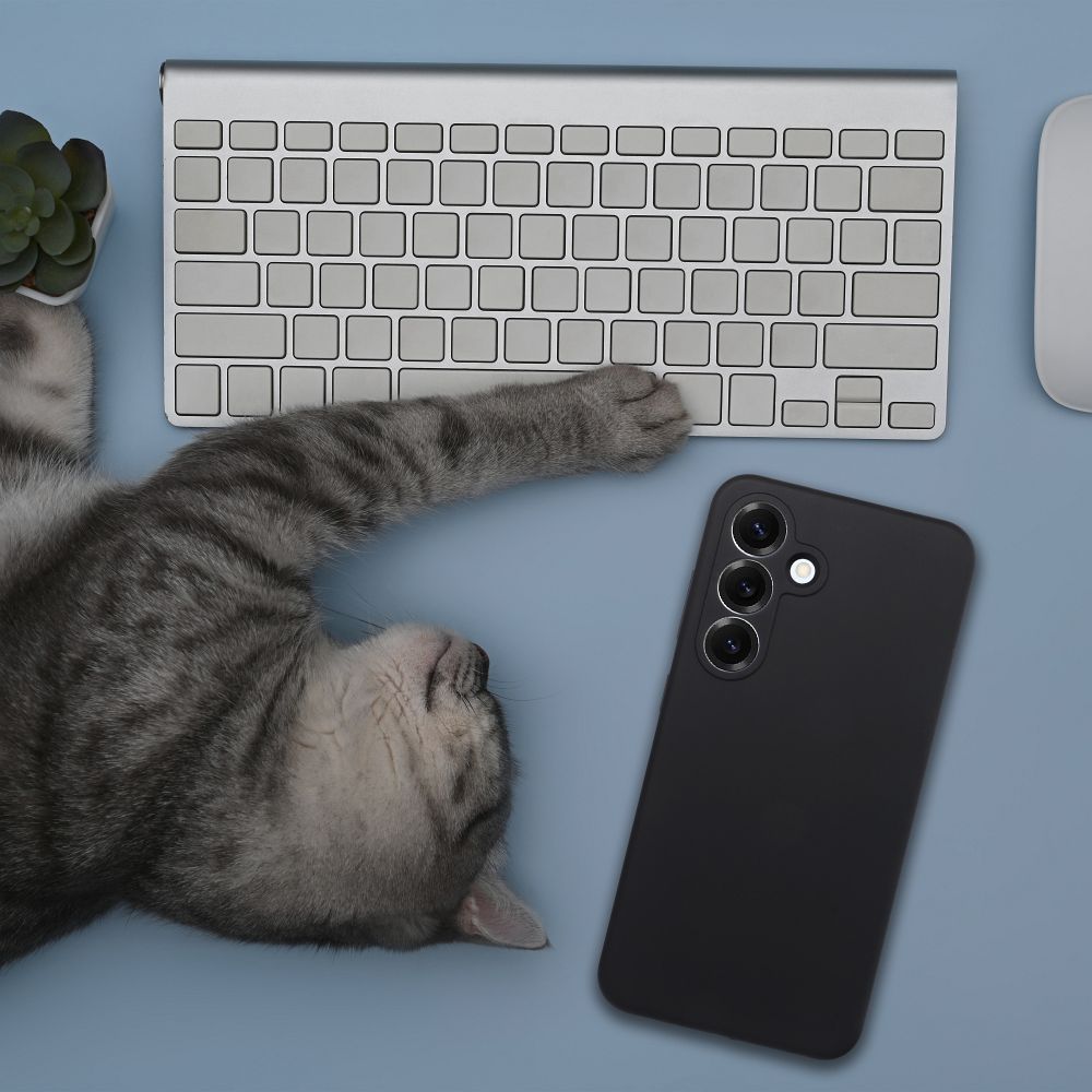 Xiaomi Redmi 15C Silicone 2mm hátlap tok (Fekete)