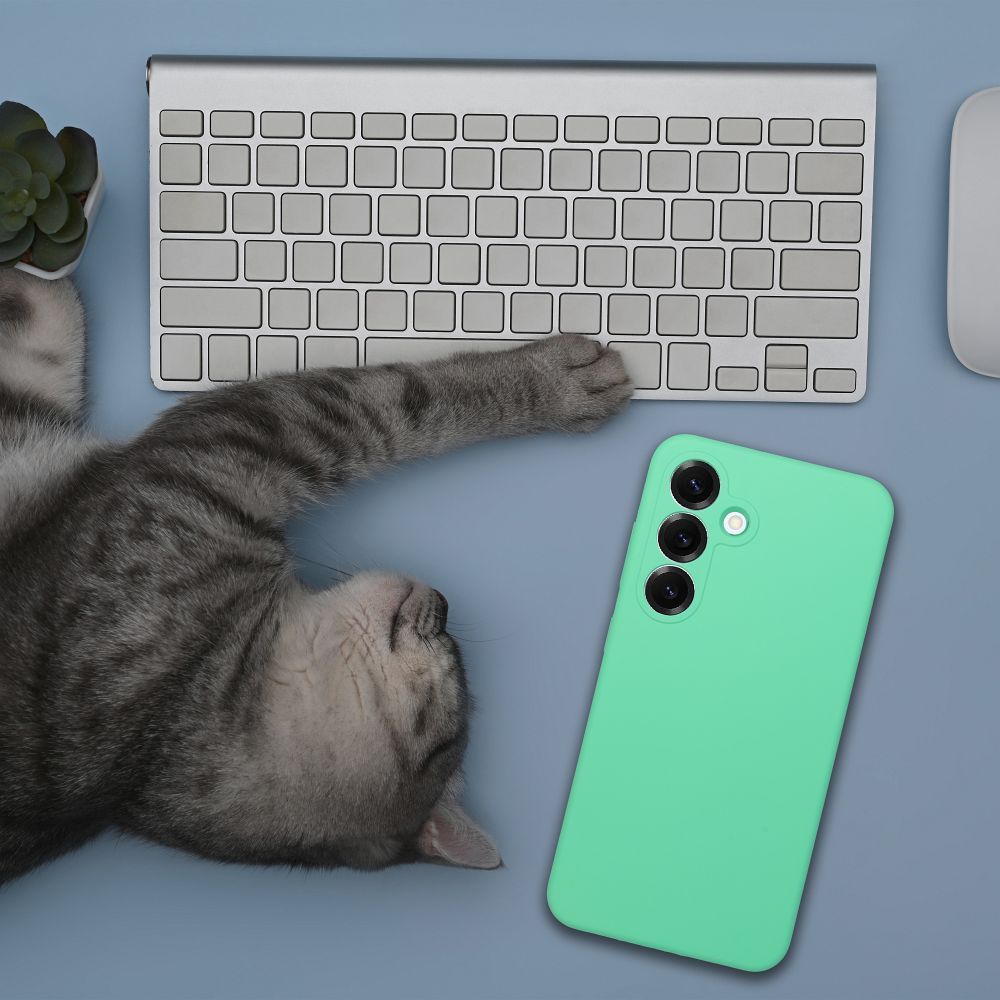 Xiaomi Redmi 15C Silicone 2mm hátlap tok (Zöld)
