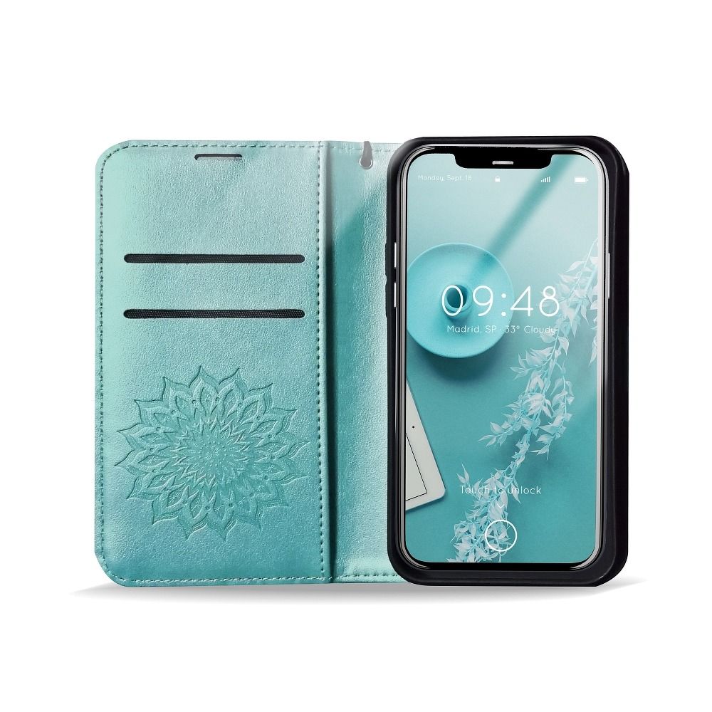 Xiaomi Redmi 9AT / Redmi 9A Forcell MEZZO nyitható tok (Zöld)