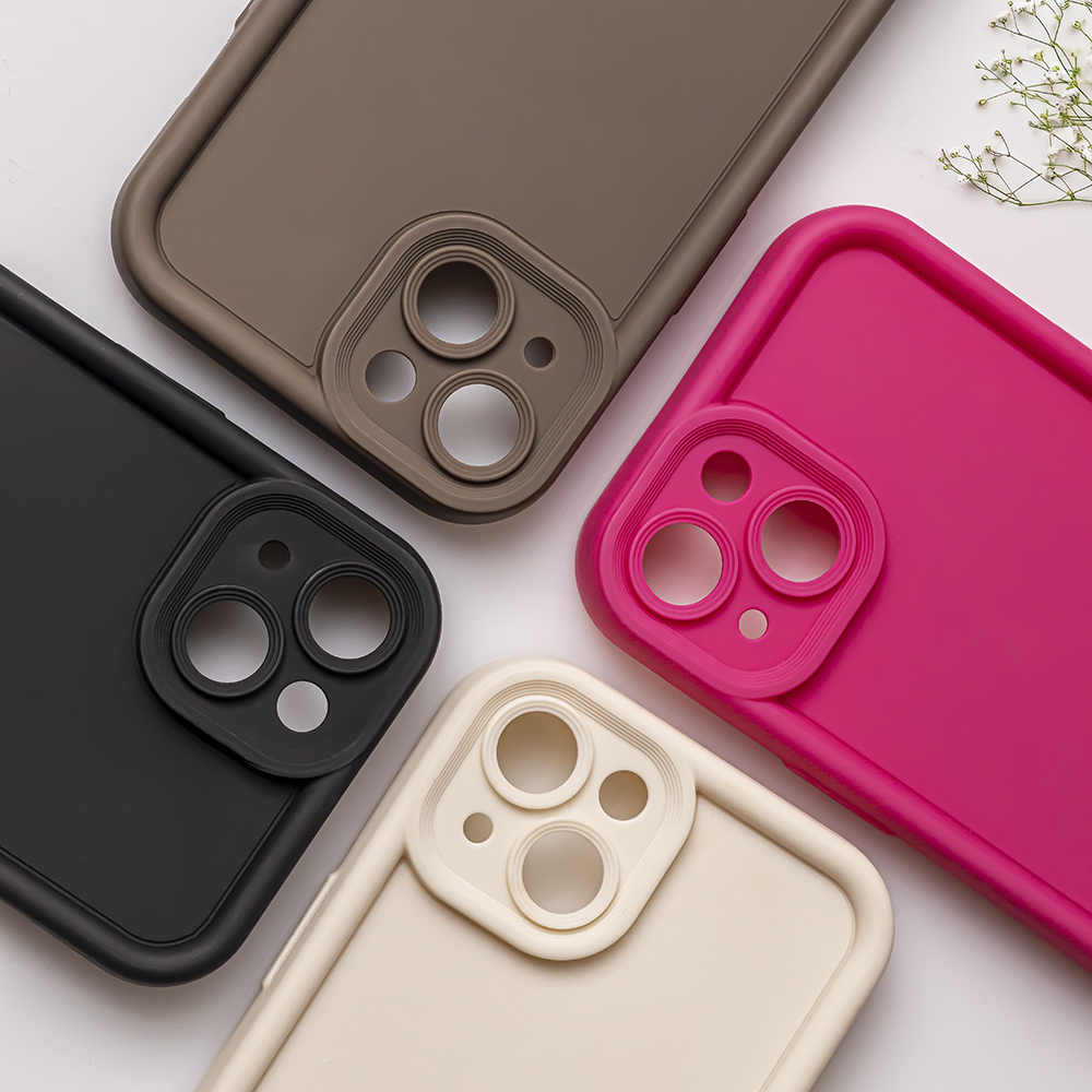 Xiaomi Redmi A1 / Redmi A2 Rim TPU hátlap tok (Rózsaszín)