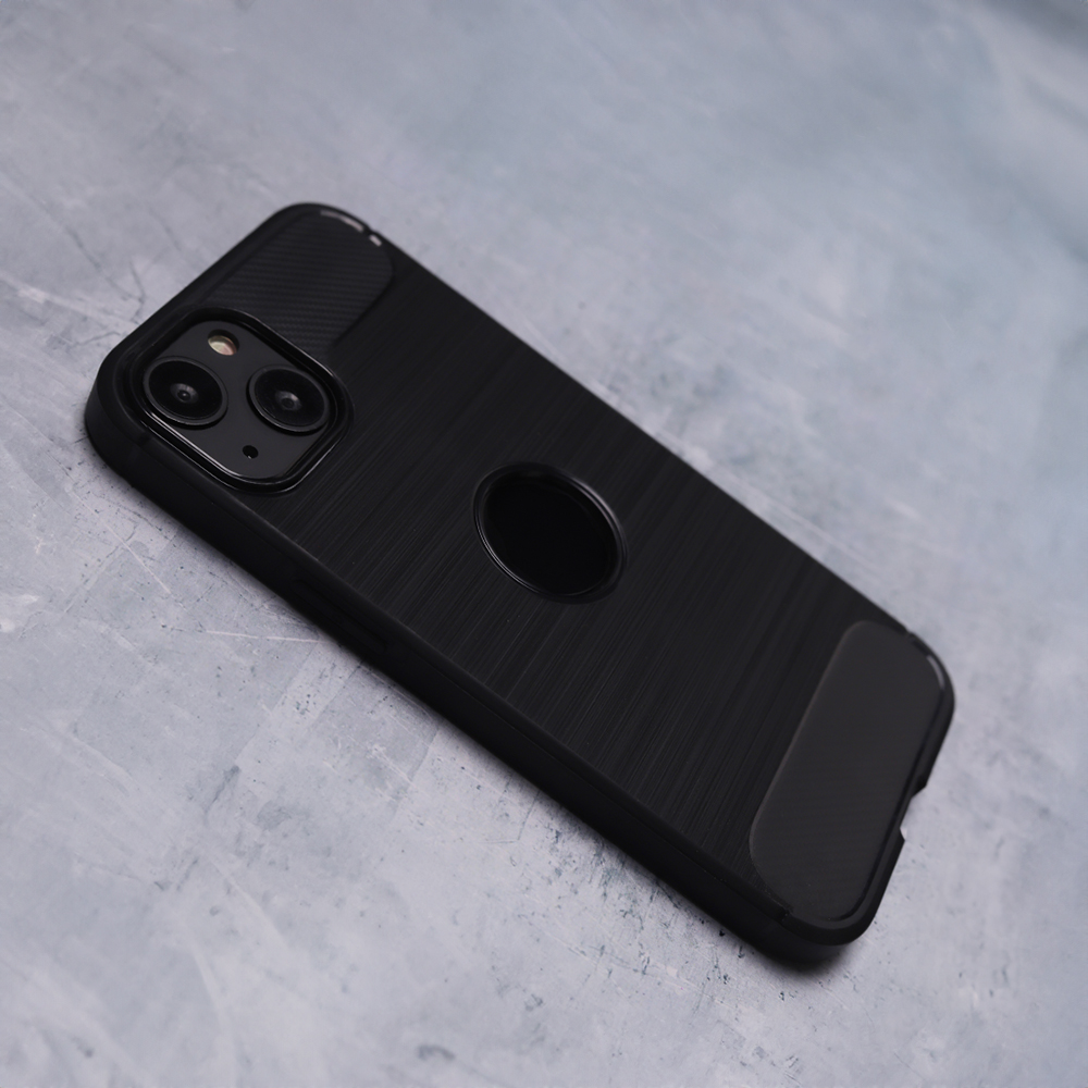 Xiaomi Redmi A3 forcell carbon hátlap tok (Fekete)