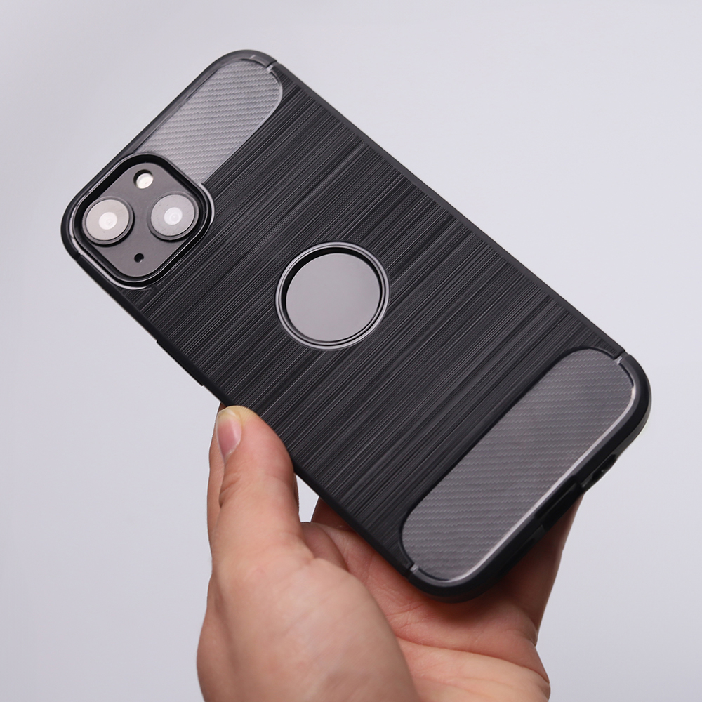 Xiaomi Redmi A3 forcell carbon hátlap tok (Fekete)