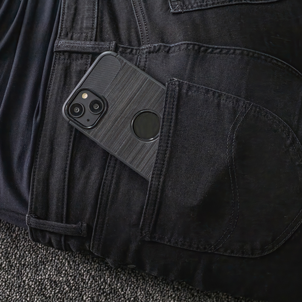 Xiaomi Redmi A3 forcell carbon hátlap tok (Fekete)