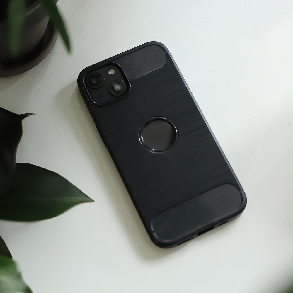 Xiaomi Redmi A3 forcell carbon hátlap tok (Fekete)