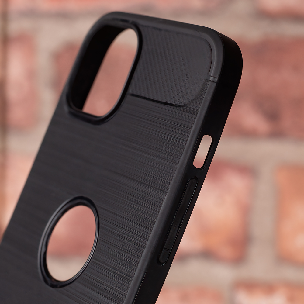Xiaomi Redmi A3 forcell carbon hátlap tok (Fekete)