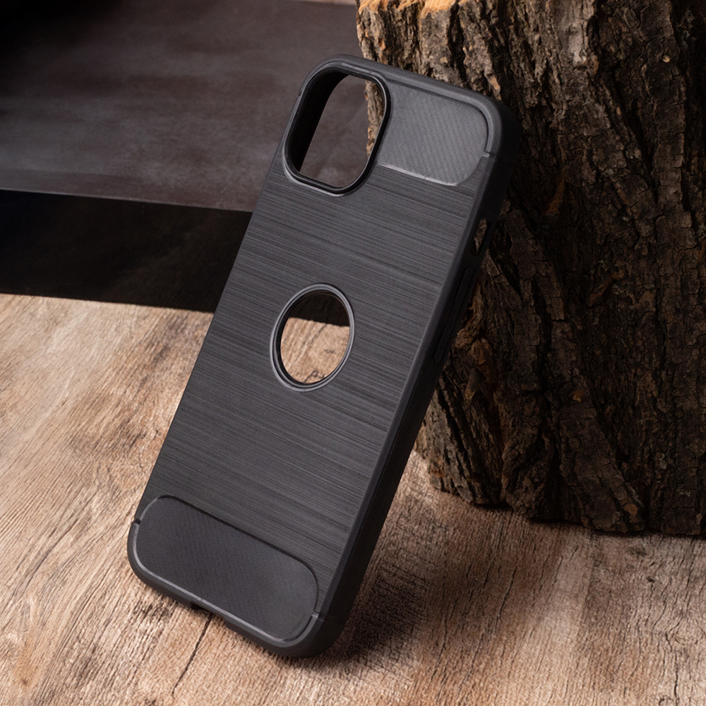 Xiaomi Redmi A3 forcell carbon hátlap tok (Fekete)