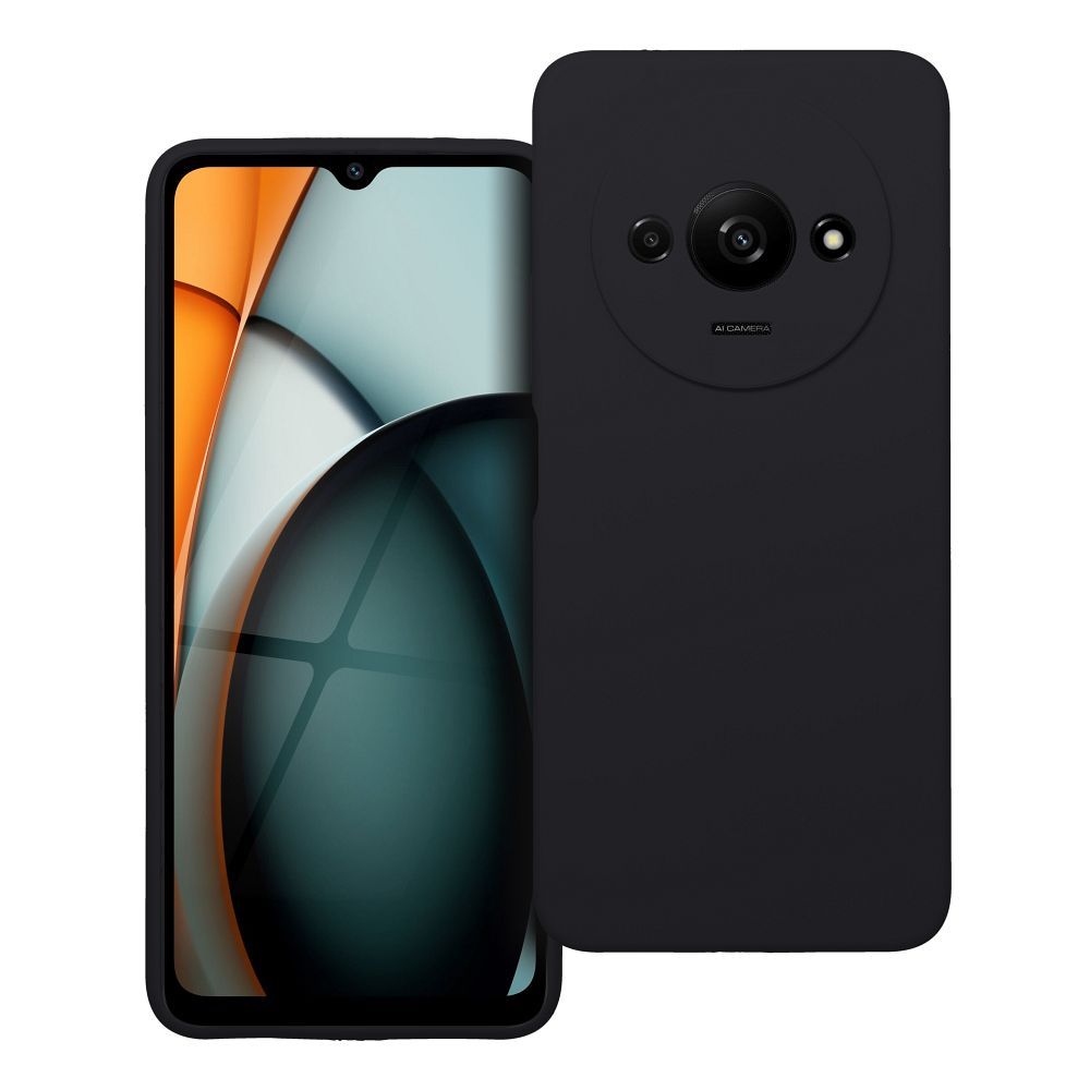 Xiaomi Redmi A3 Silicone 2mm hátlap tok (Fekete)
