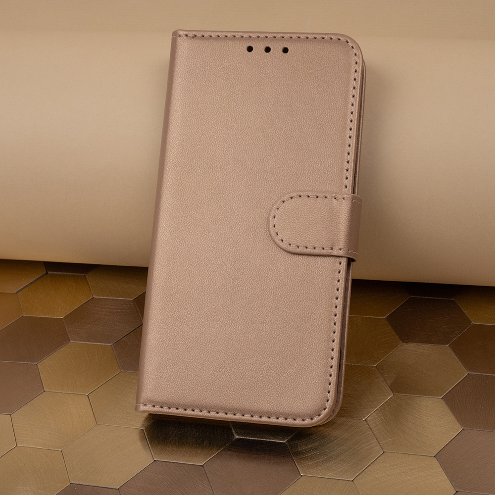 Xiaomi Redmi A3 Smart classic notesz tok (Arany)