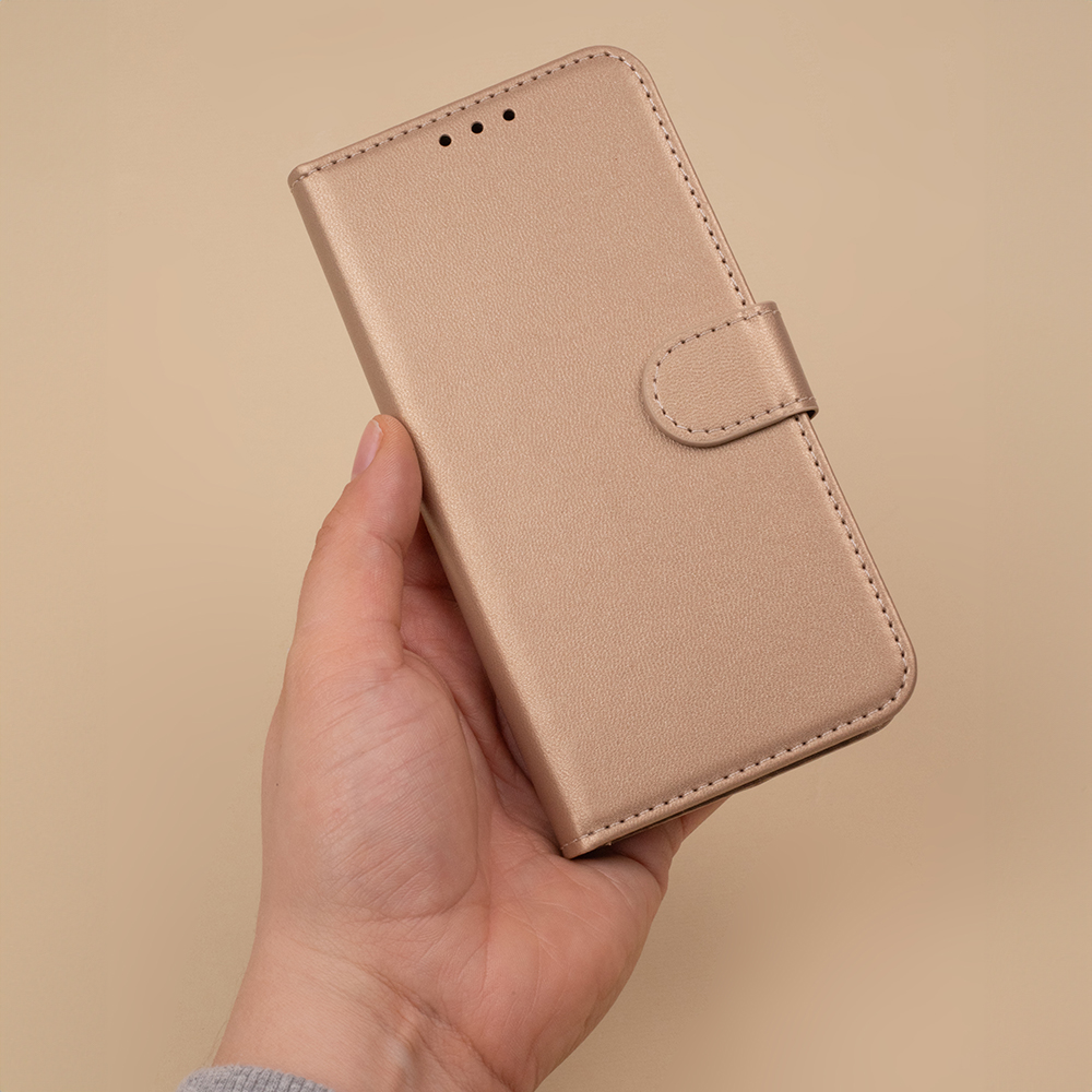 Xiaomi Redmi A3 Smart classic notesz tok (Arany)