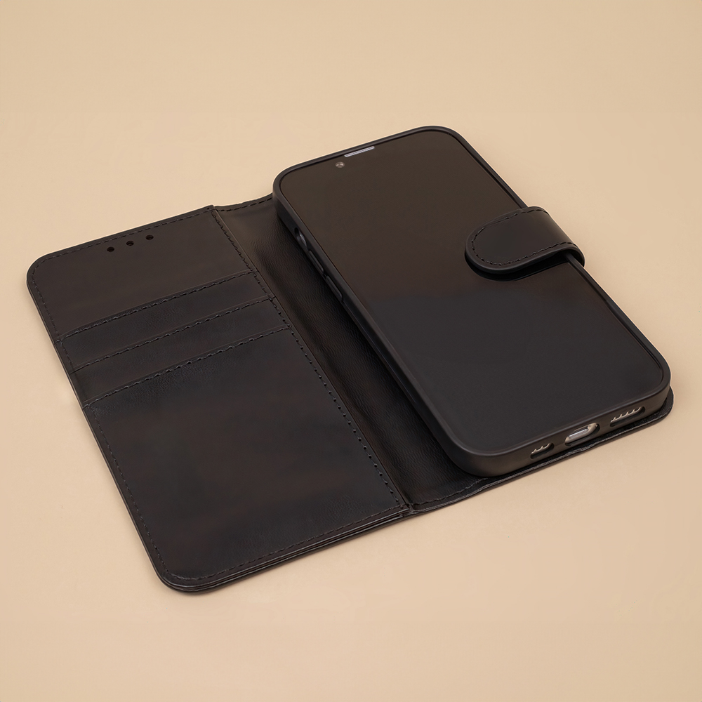 Xiaomi Redmi A3 Smart classic notesz tok (Fekete)