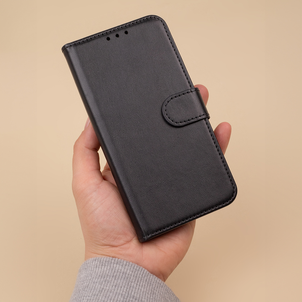 Xiaomi Redmi A3 Smart classic notesz tok (Fekete)