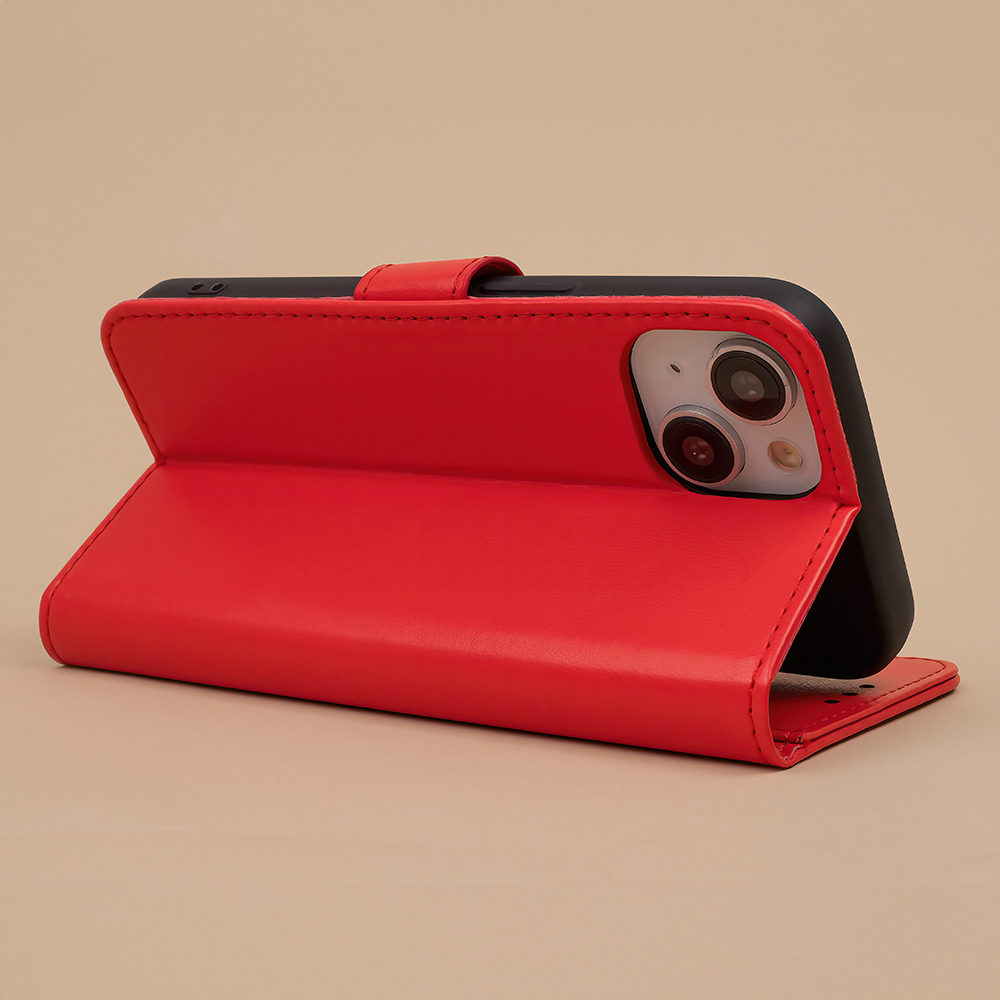 Xiaomi Redmi A3 Smart classic notesz tok (Piros) 7