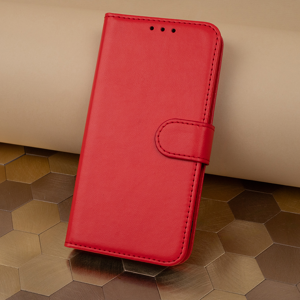 Xiaomi Redmi A3 Smart classic notesz tok (Piros) 3