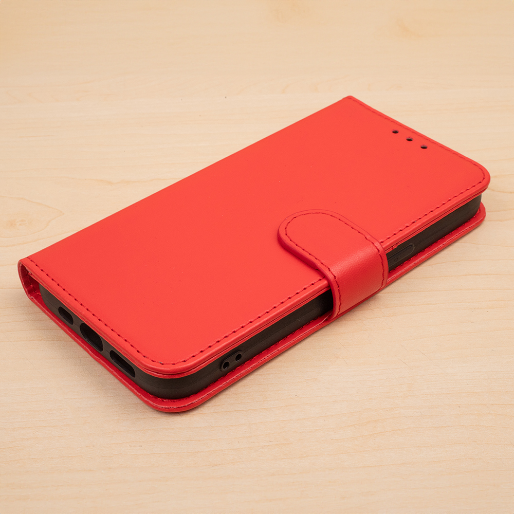 Xiaomi Redmi A3 Smart classic notesz tok (Piros) 4