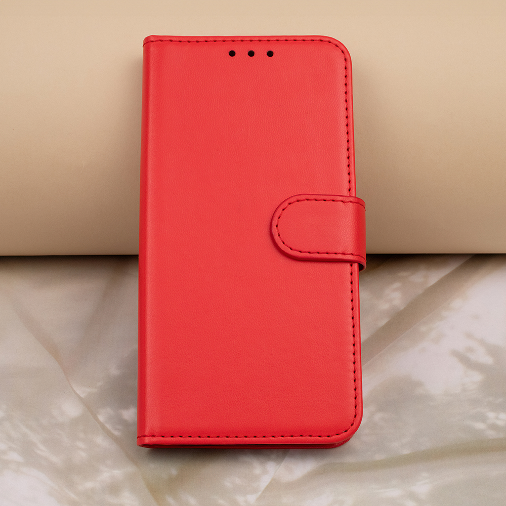 Xiaomi Redmi A3 Smart classic notesz tok (Piros) 5