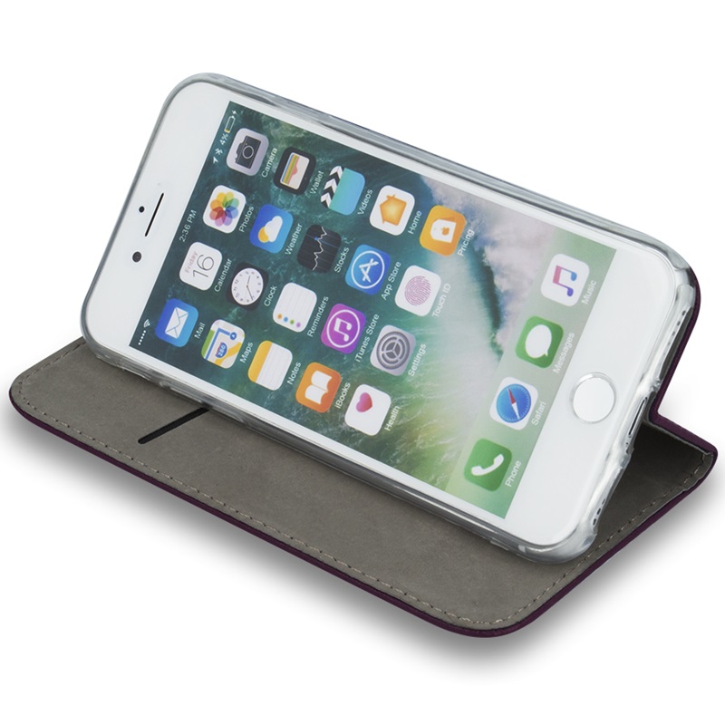 Xiaomi Redmi A5 Smart magnetic nyitható tok (Bordó)