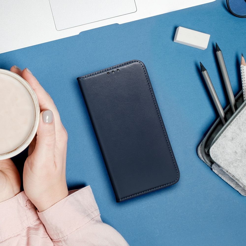 Xiaomi Redmi A7 Pro Smart magnet nyitható tok (Kék)