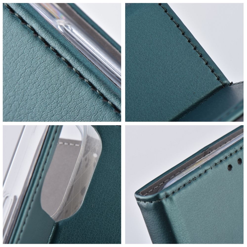 Xiaomi Redmi Note 10 5G / Pocophone M3 Pro / Pocophone M3 Pro 5G smart magnetic mágneses notesz tok (Zöld)