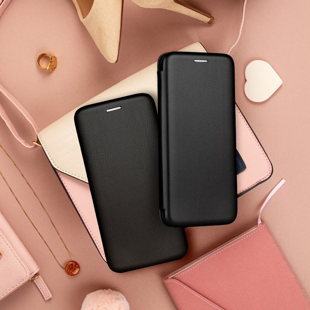 Xiaomi Redmi Note 10 Pro / Redmi Note 10 Pro Max Forcell Elegance notesz tok (Fekete) 4