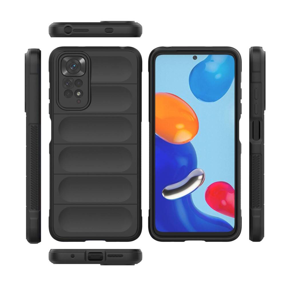 Xiaomi Redmi Note 11 4G / Redmi Note 11S 4G Silky shield hátlap tok (Kék)