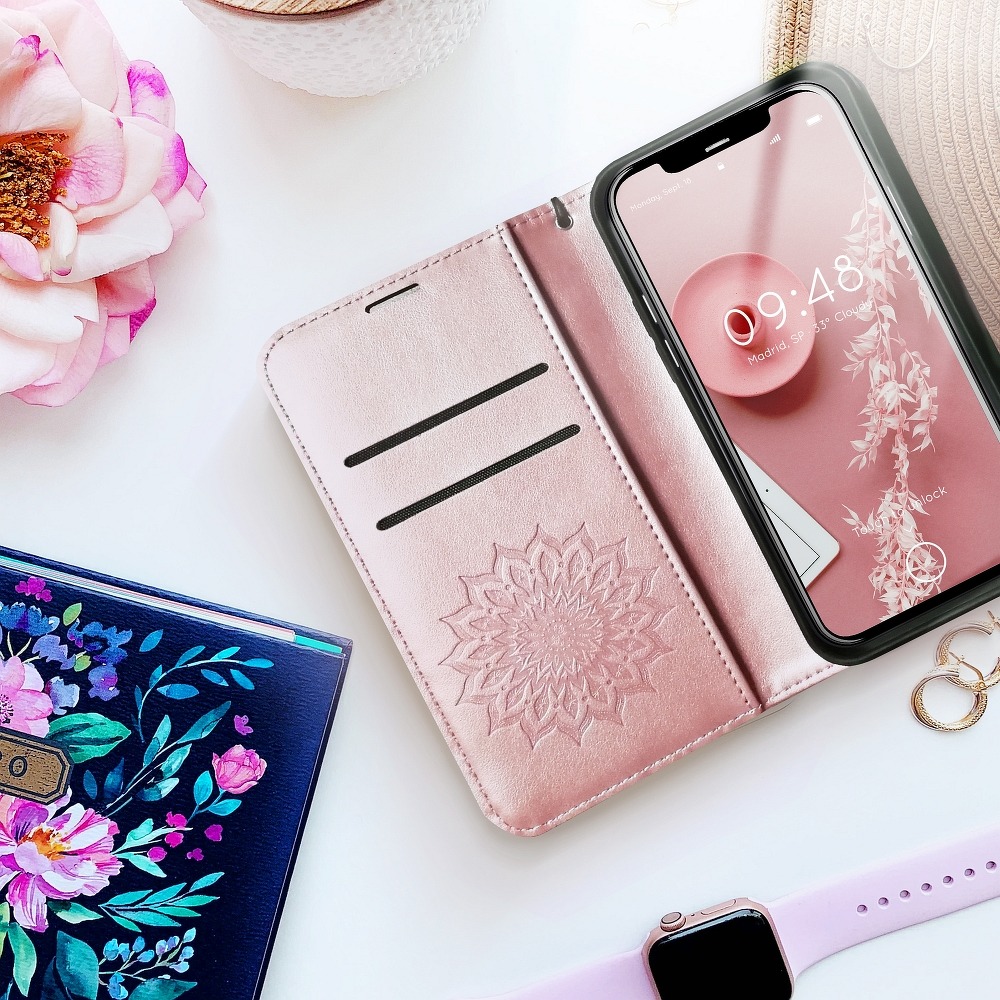 Xiaomi Redmi Note 11 4G/Redmi Note 11S 4G Forcell MEZZO nyitható tok, (Rosegold) 2