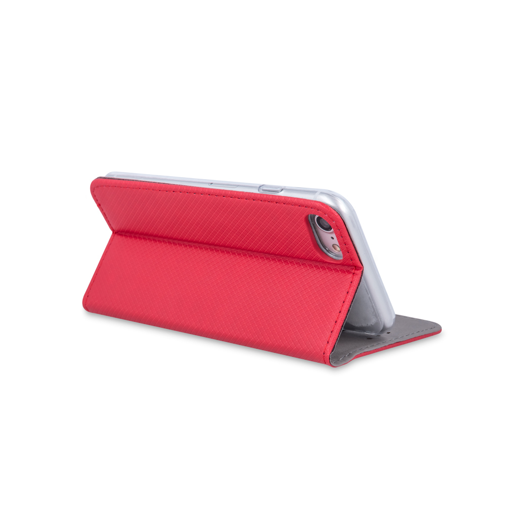 Xiaomi Redmi Note 11 4G / Redmi Note 11S 4G smart magnet mágneses notesz tok (Piros)