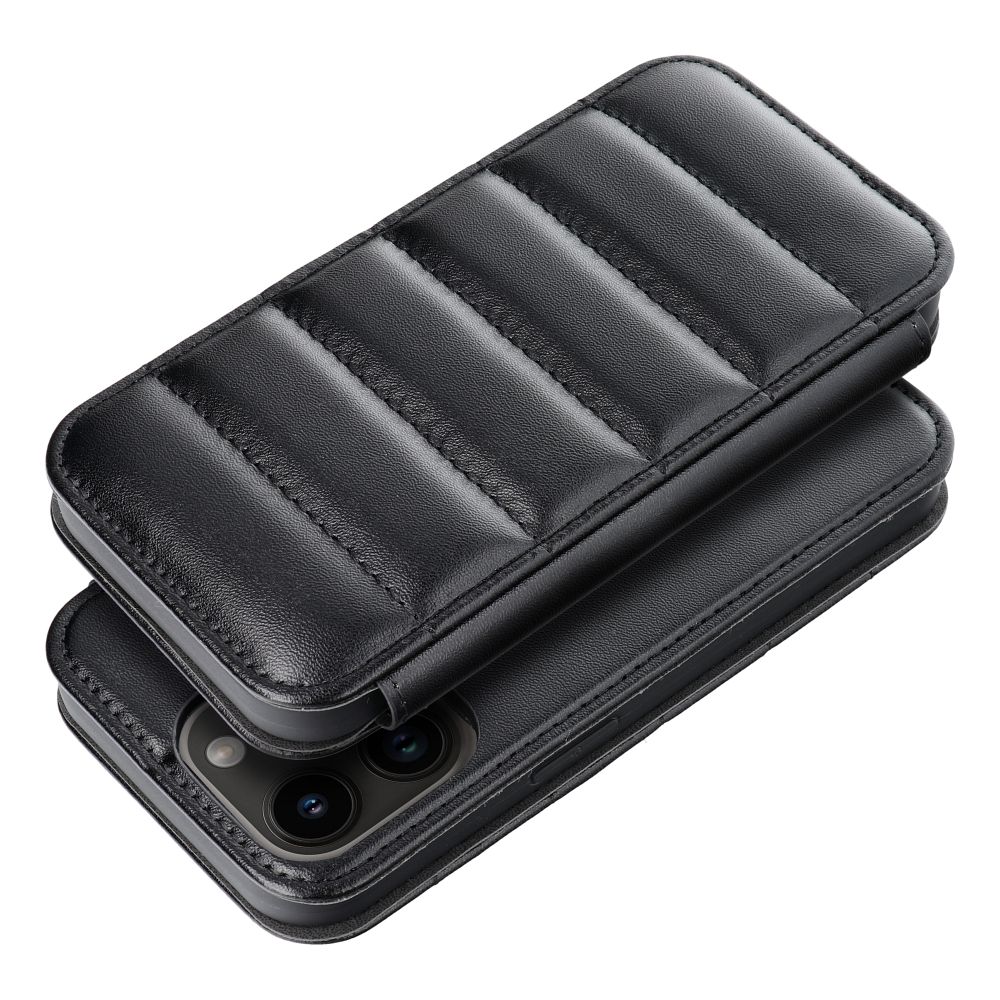 Xiaomi Redmi Note 11 Pro / 11 Pro 5G Puffer book notesz tok (Fekete) 0