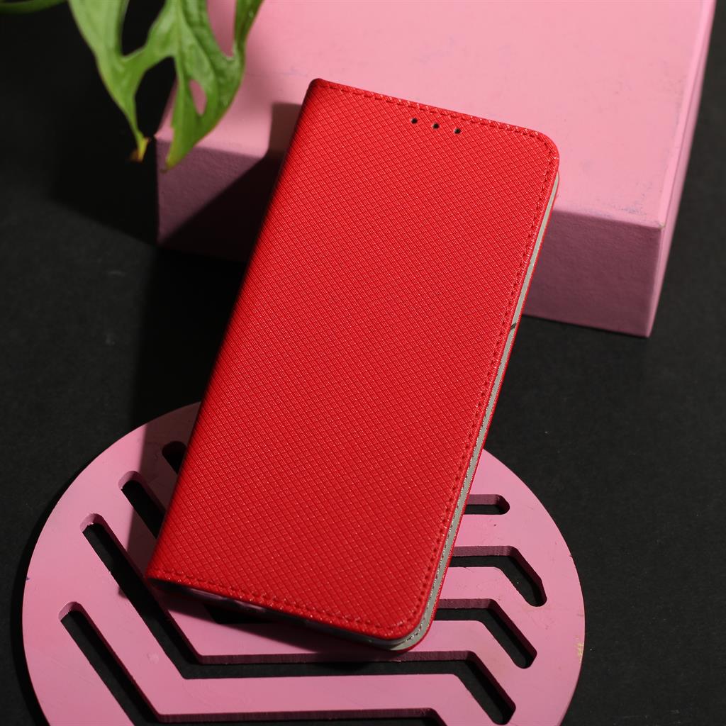 Xiaomi Redmi Note 12 Pro 4G / Redmi Note 11 Pro 4G / Redmi Note 11 Pro 5G smart magnet mágneses notesz tok  (Piros)