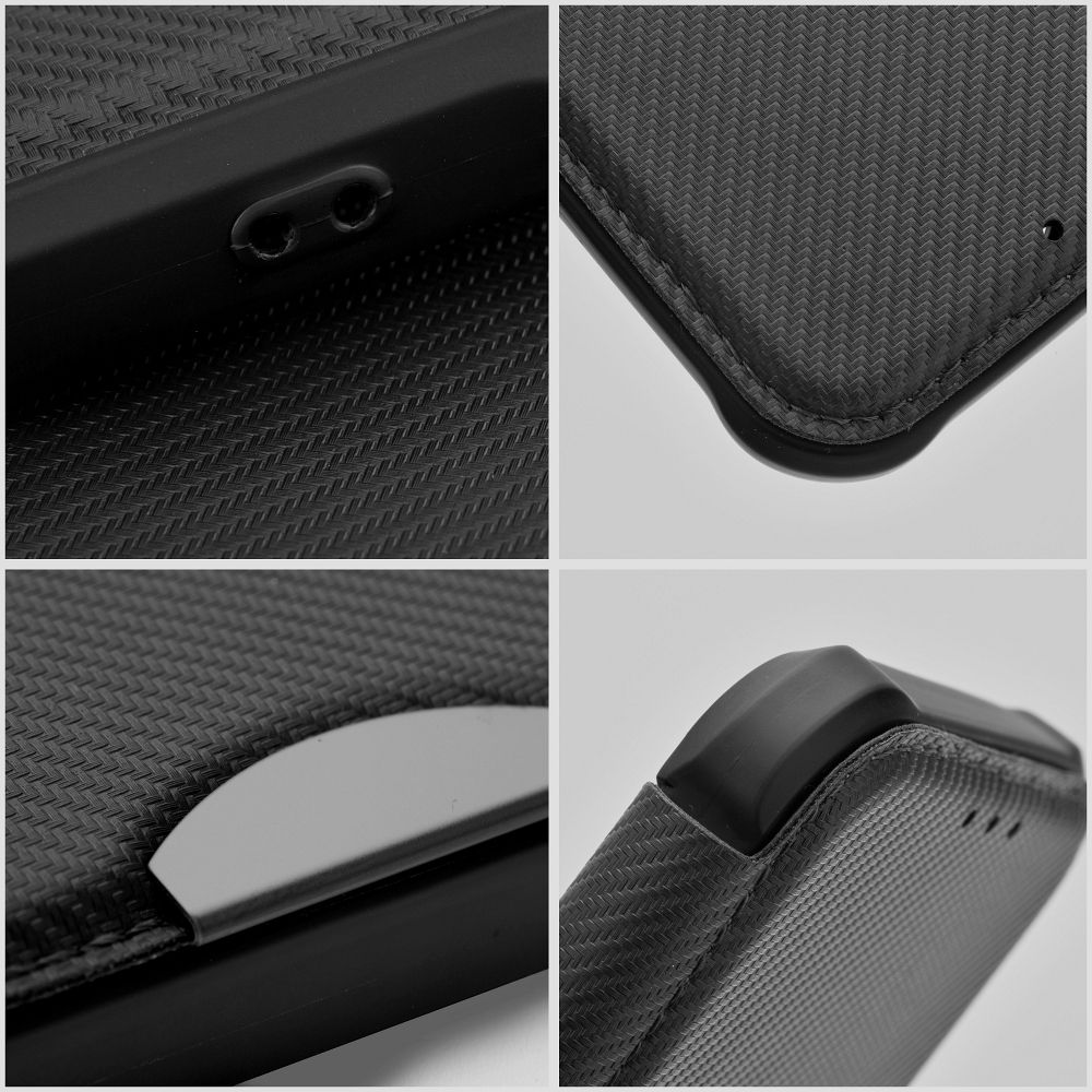 Xiaomi Redmi Note 11 Pro 4G/Redmi Note 11 Pro 5G Razor mágneses ütésálló notesz tok (Fekete) 3