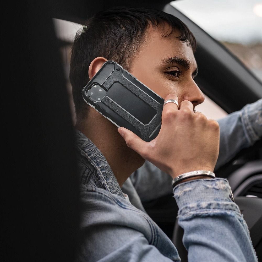 Xiaomi Redmi Note 11S 5G / Redmi Note 11T 5G / Poco M4 Pro 5G armor ütésálló hátlap tok (Fekete)