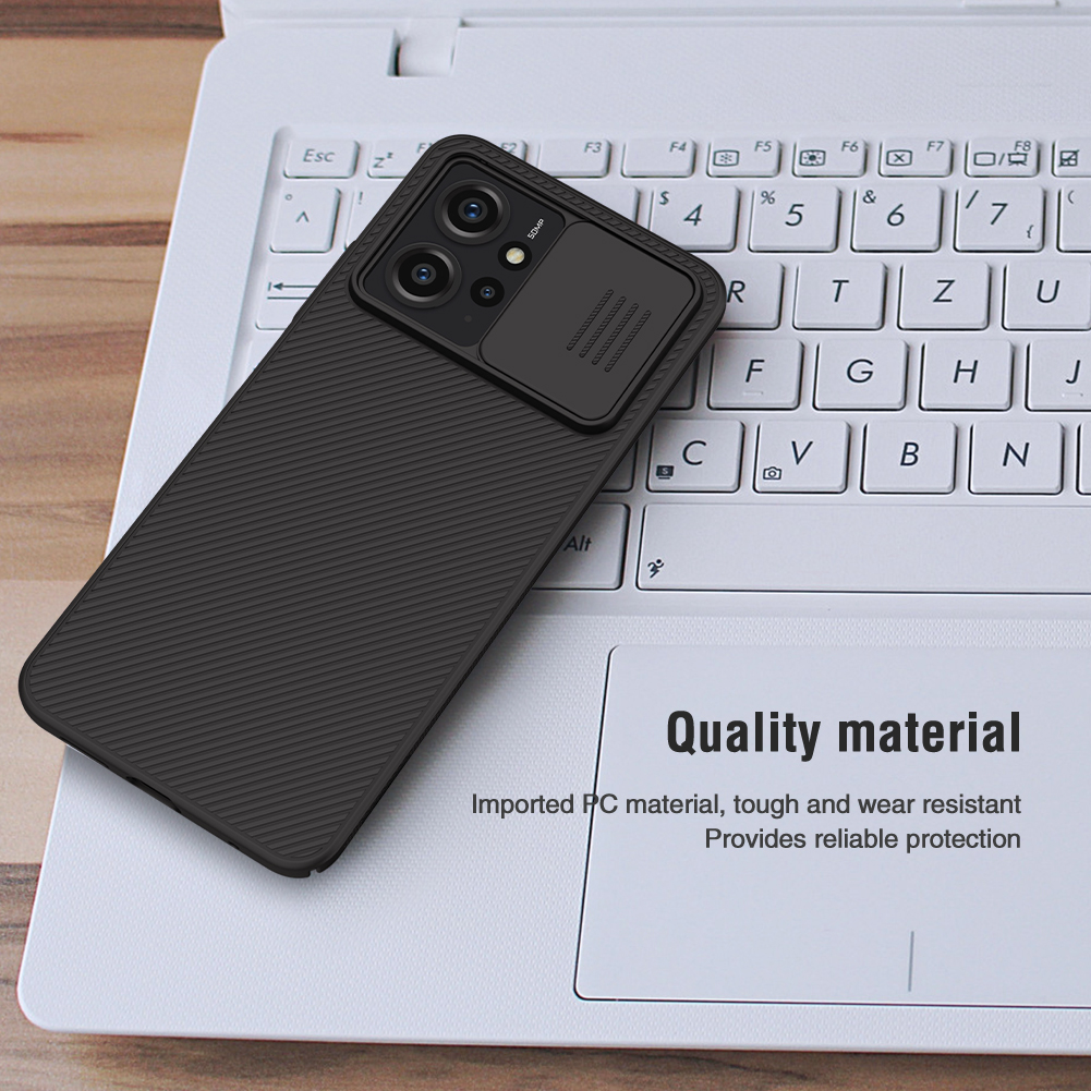 Xiaomi Redmi Note 12 4G Nillkin camshield hátlap tok (Fekete) 0