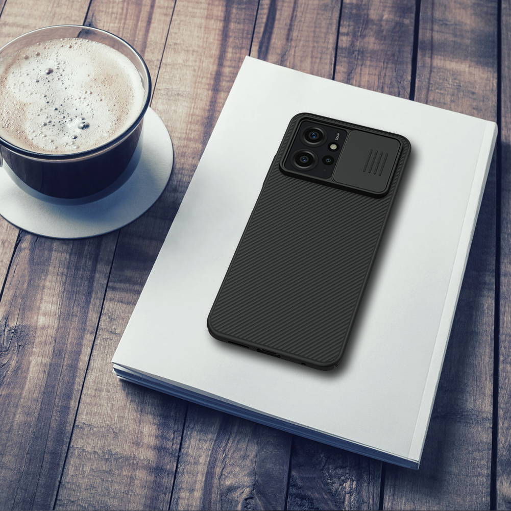 Xiaomi Redmi Note 12 4G Nillkin camshield hátlap tok (Fekete) 2