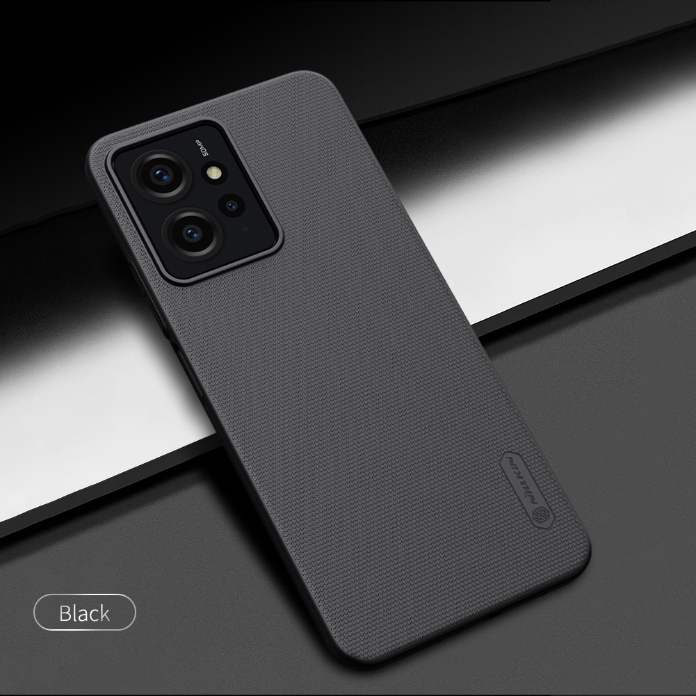 Xiaomi Redmi Note 12 4G Nillkin Super frosted strapabíró hátlap tok (Fekete) 3