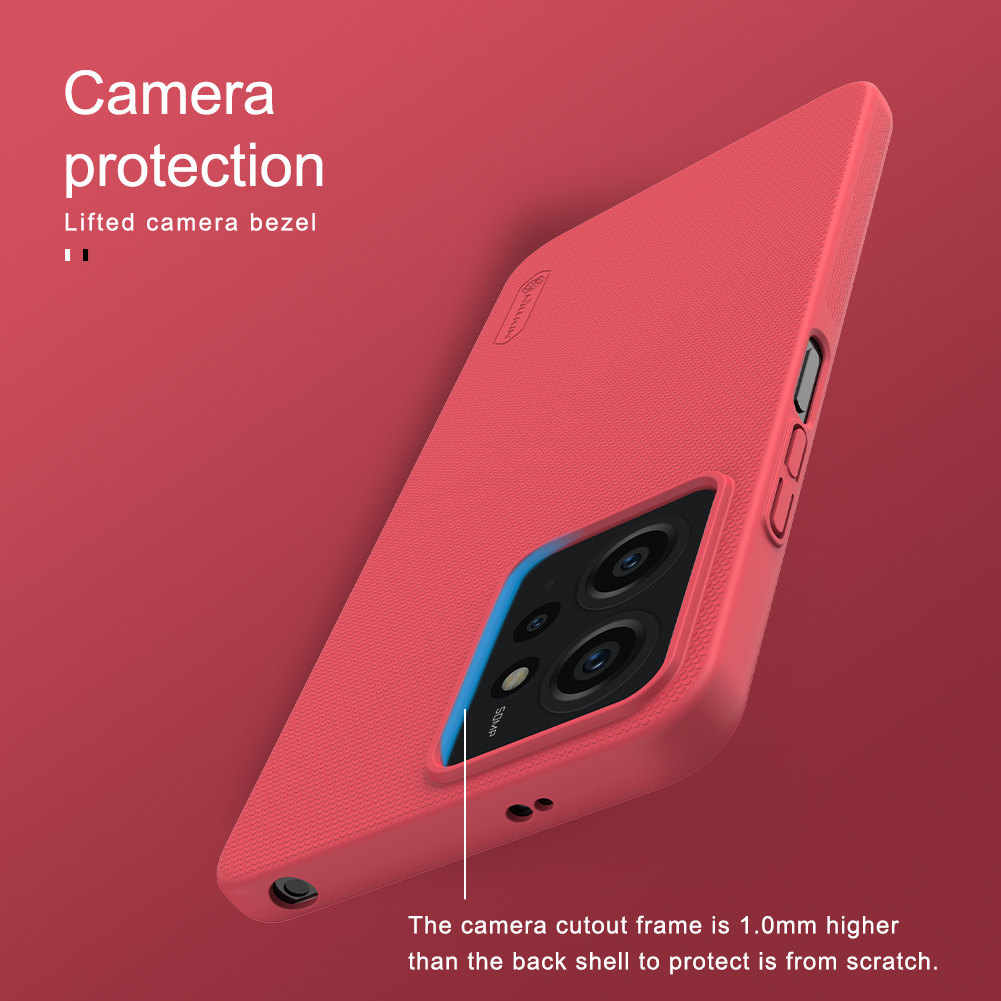 Xiaomi Redmi Note 12 4G Nillkin Super frosted strapabíró hátlap tok (Kék)