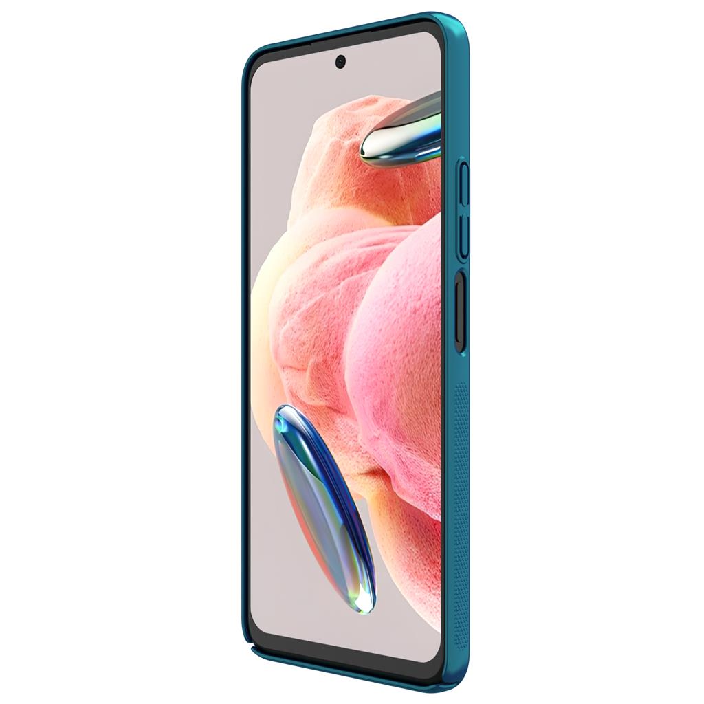 Xiaomi Redmi Note 12 4G Nillkin Super frosted strapabíró hátlap tok (Kék)