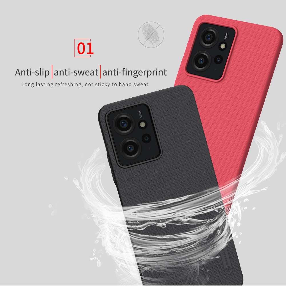 Xiaomi Redmi Note 12 4G Nillkin Super frosted strapabíró hátlap tok (Kék)