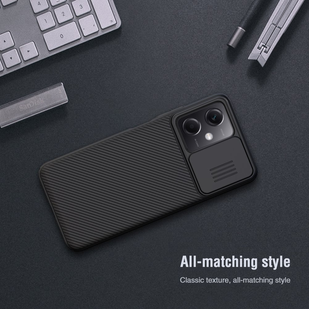 Xiaomi Redmi Note 12 5G / Poco X5 5G Nillkin camshield hátlap tok (Fekete)