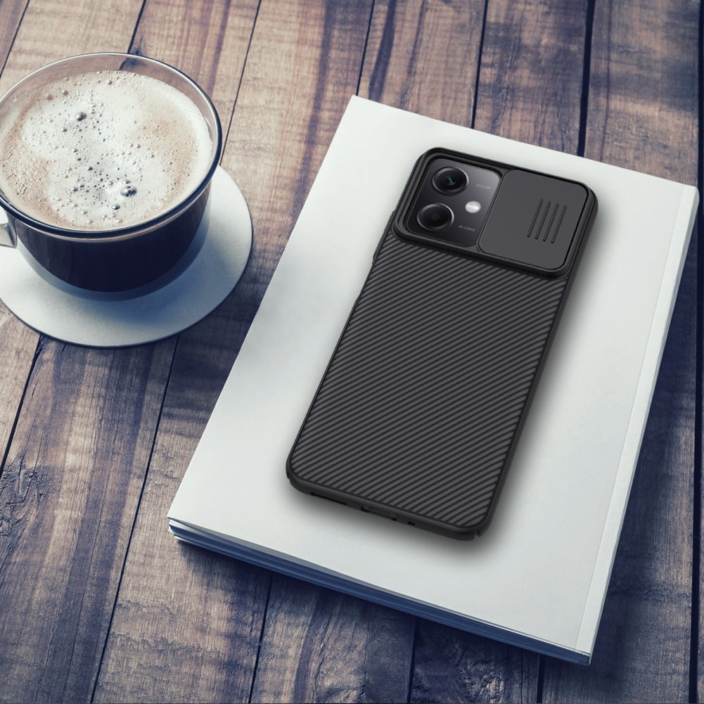 Xiaomi Redmi Note 12 5G / Poco X5 5G Nillkin camshield hátlap tok (Fekete)