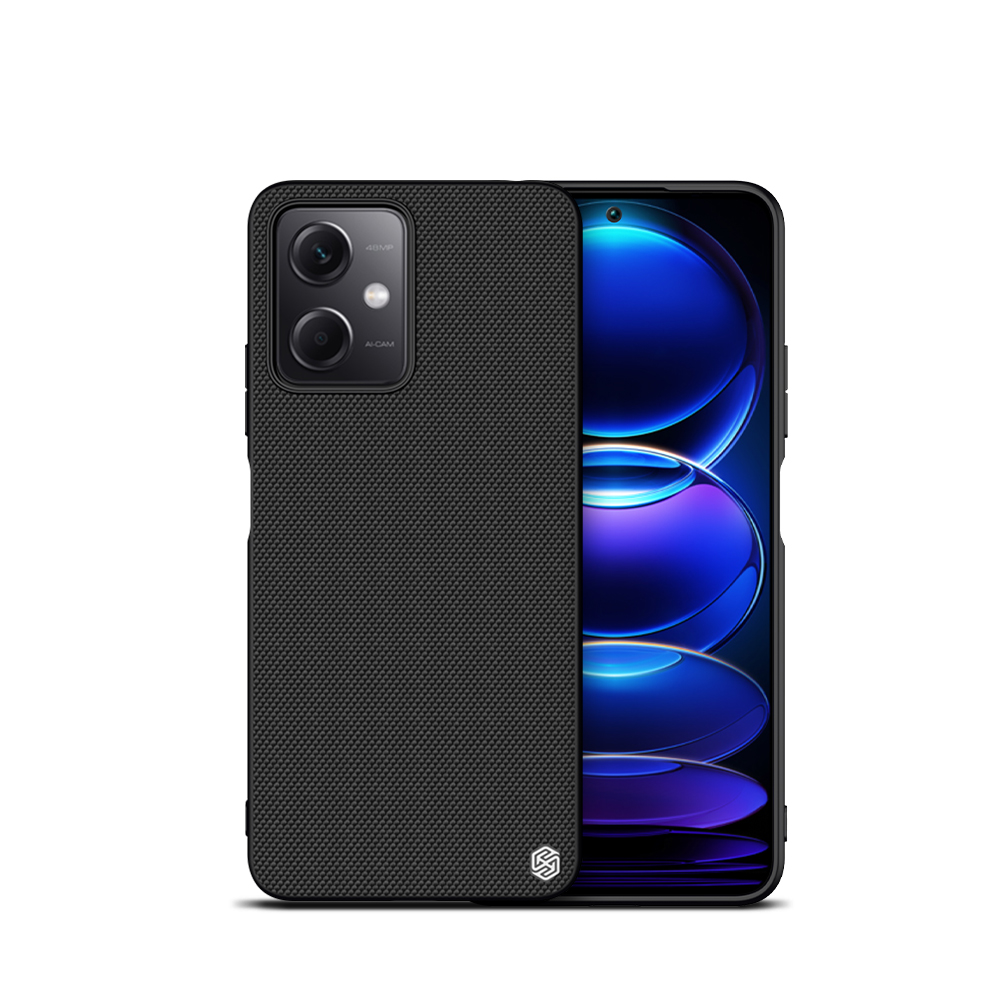 Xiaomi Redmi Note 12 5G / Poco X5 5G Nillkin textured hátlap tok (Fekete)