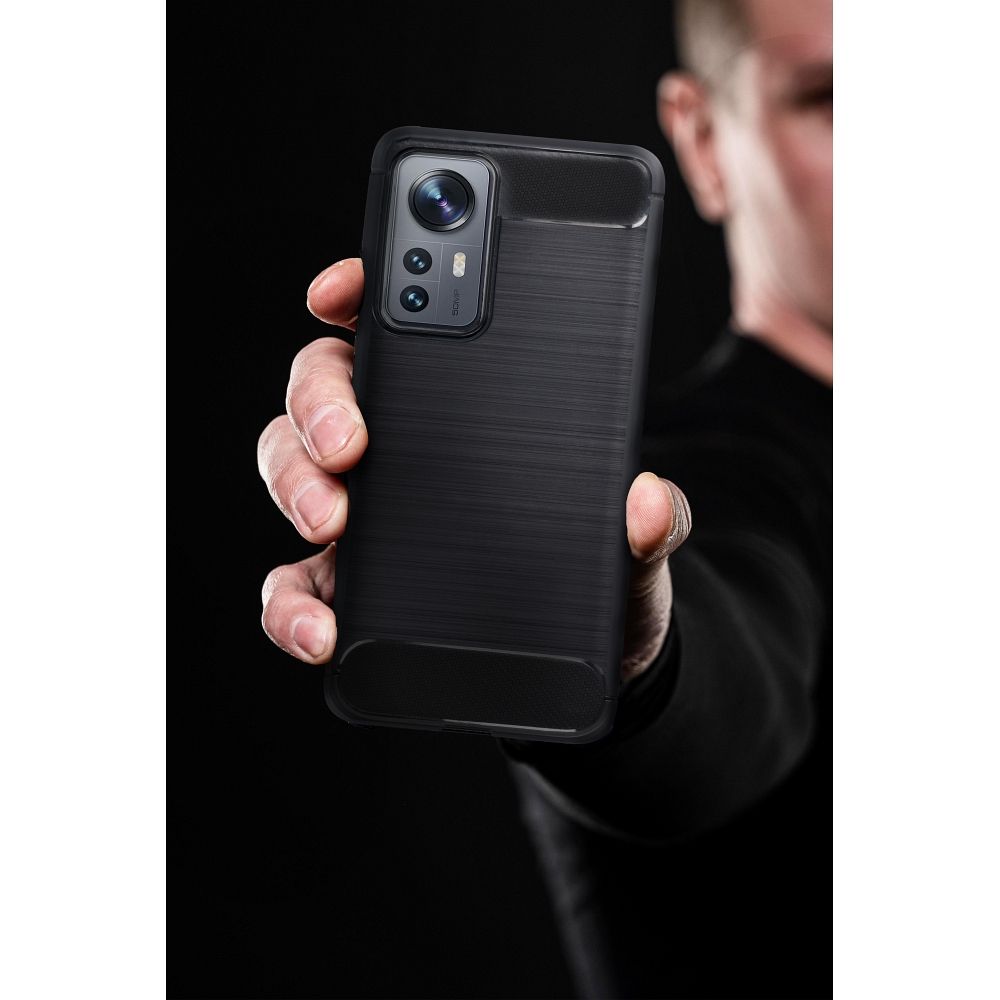 Xiaomi Redmi Note 12 Pro 5G / Poco X5 Pro 5G forcell carbon hátlap tok (Fekete) 1