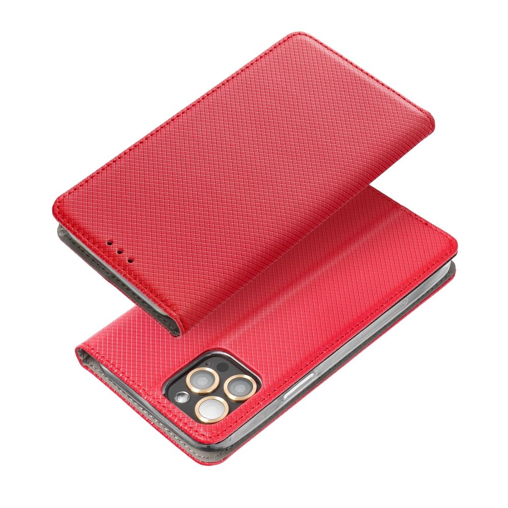 Xiaomi Redmi Note 12 Pro 5G / Poco X5 Pro 5G magnet book notesz tok (Piros) 1
