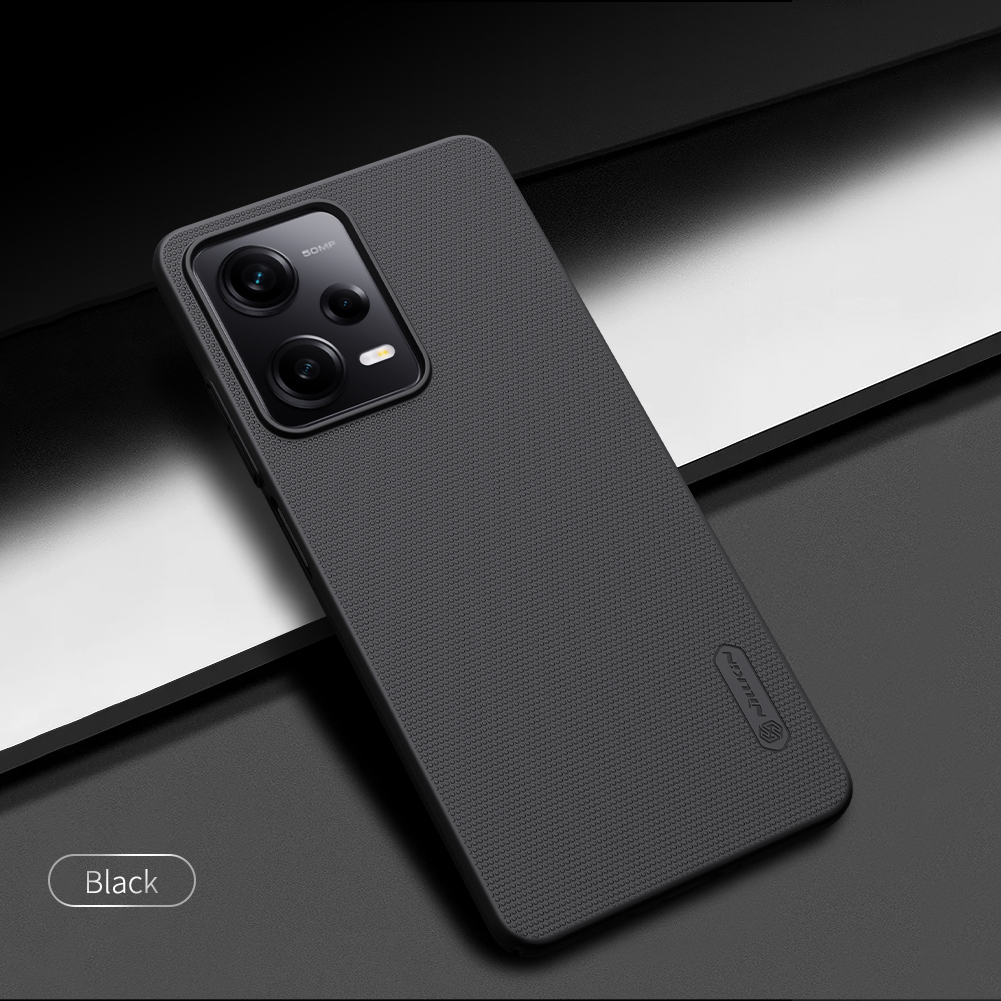 Xiaomi Redmi Note 12 Pro 5G / Poco X5 Pro 5G Nillkin Super frosted strapabíró hátlap tok (Fekete) 3