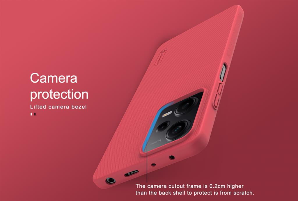 Xiaomi Redmi Note 12 Pro 5G / Poco X5 Pro 5G Nillkin Super frosted strapabíró hátlap tok (Kék)
