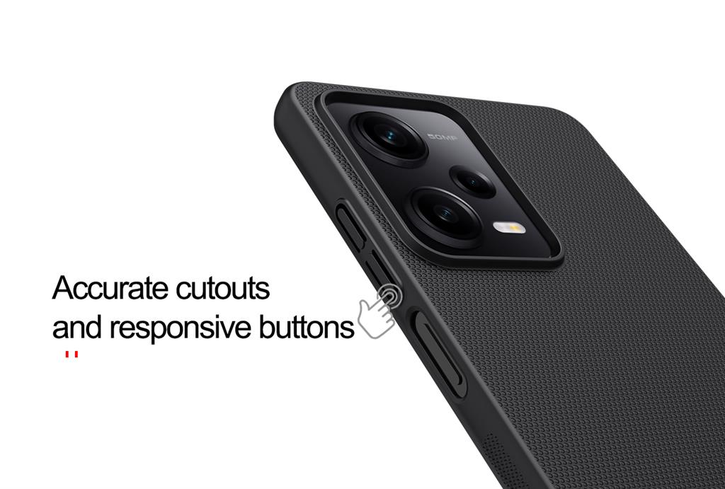 Xiaomi Redmi Note 12 Pro 5G / Poco X5 Pro 5G Nillkin Super frosted strapabíró hátlap tok (Kék)